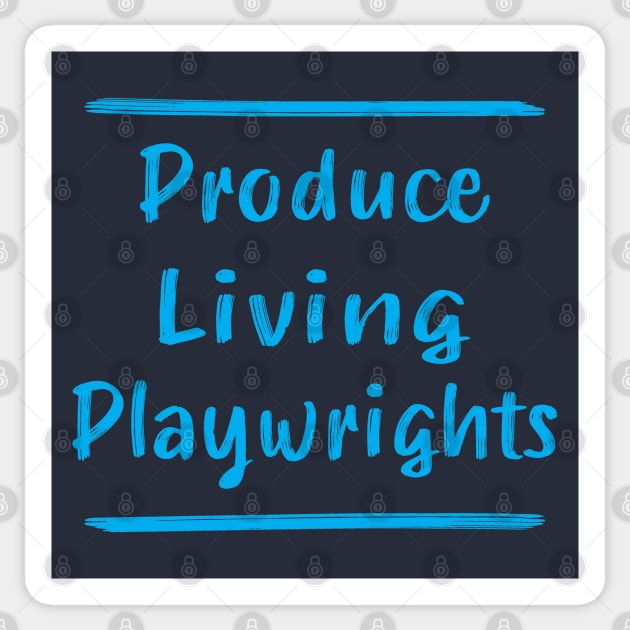 Produce Living Playwrights Sticker by CafeConCawfee